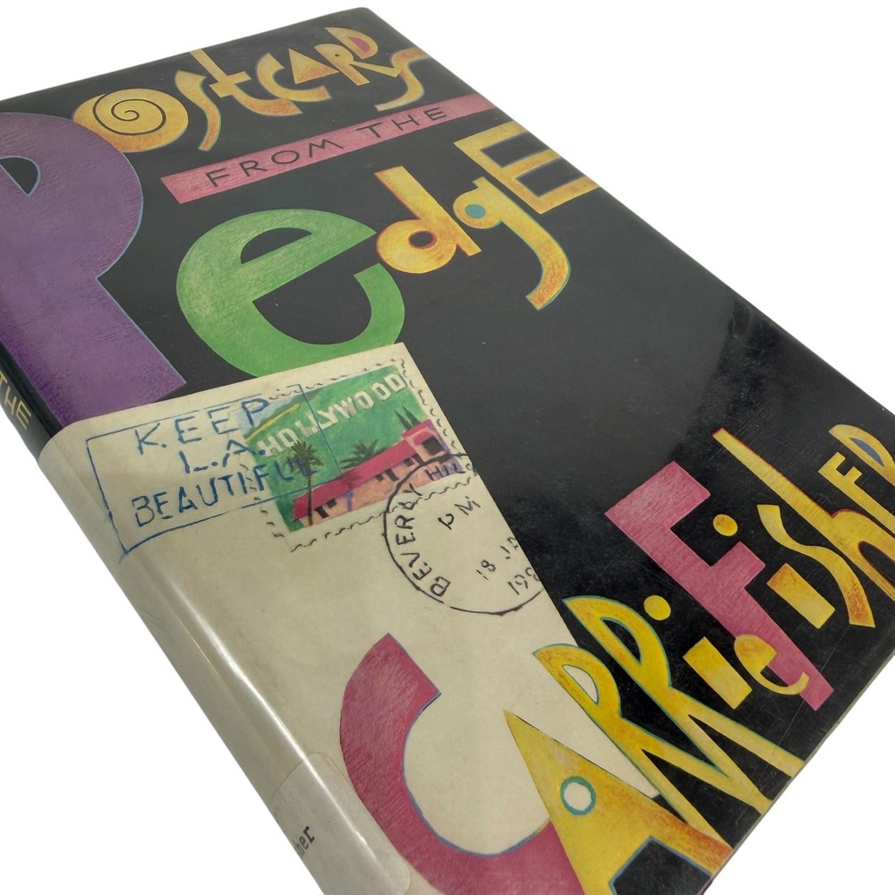 Carrie Fisher Postcards from the‎ Edge Hardcover 1st Edition 1987 Vintage Fair